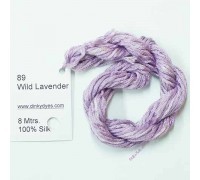 Шёлковое мулине Dinky-Dyes S-089 Wild Lavender